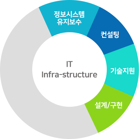 IT Infra-structure: 정보시스템 유지보수, 컨설팅, 기술지원, 설계/구현